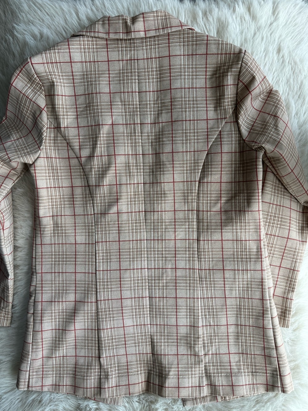 Liverpool Los Angeles light Pink Plaid Blazer Jacket with stretch XS - Picture 13 of 16